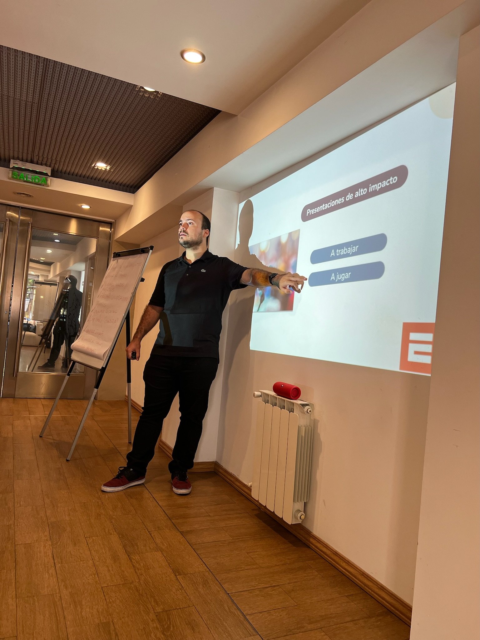 Dani Crespo en acción